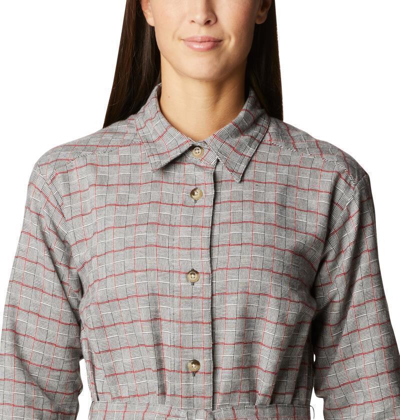 Holly Hideaway Flannel Dress - Chalk Simple Tartan 5