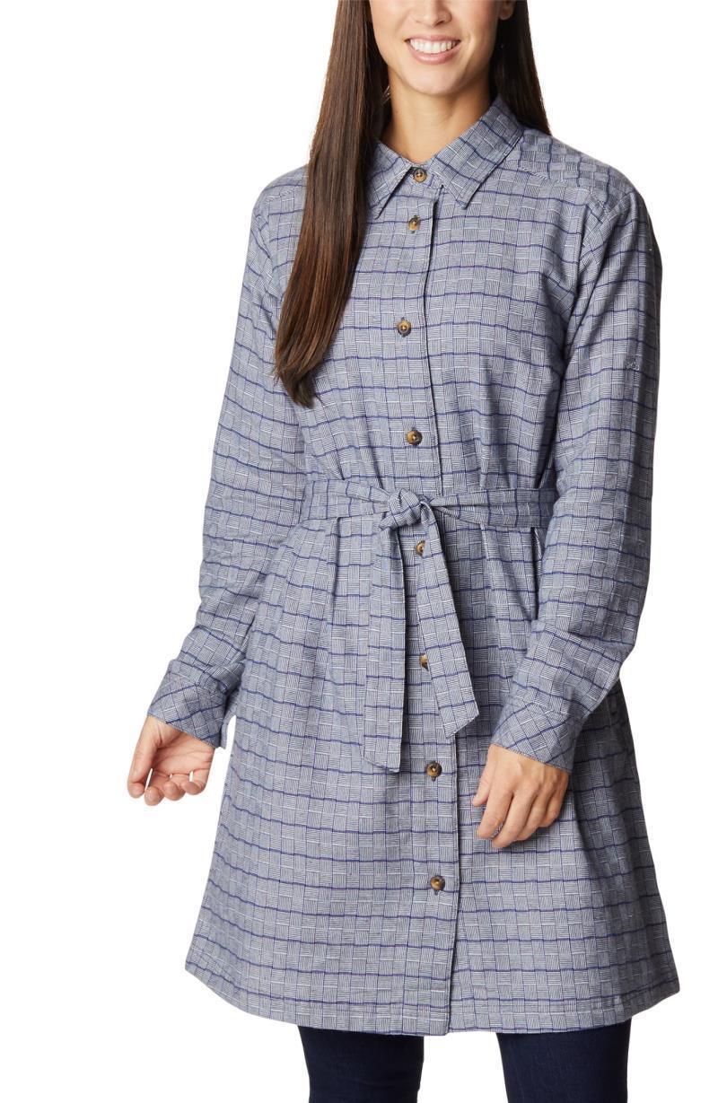 Holly Hideaway Flannel Dress - Nocturnal Twill 1