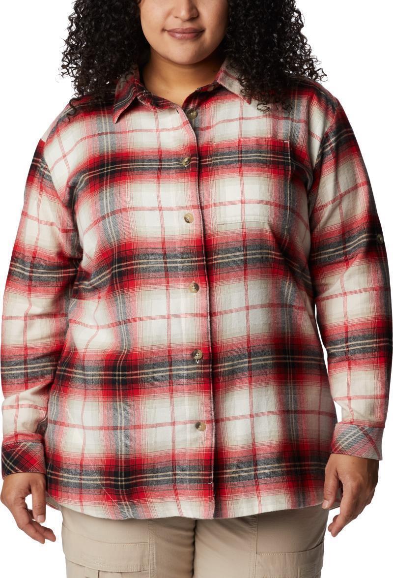 Holly Hideaway Flannel Shirt - Plus - Womens - Chalk Multi Tartan 1