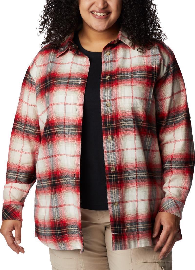 Holly Hideaway Flannel Shirt - Plus - Womens - Chalk Multi Tartan 3