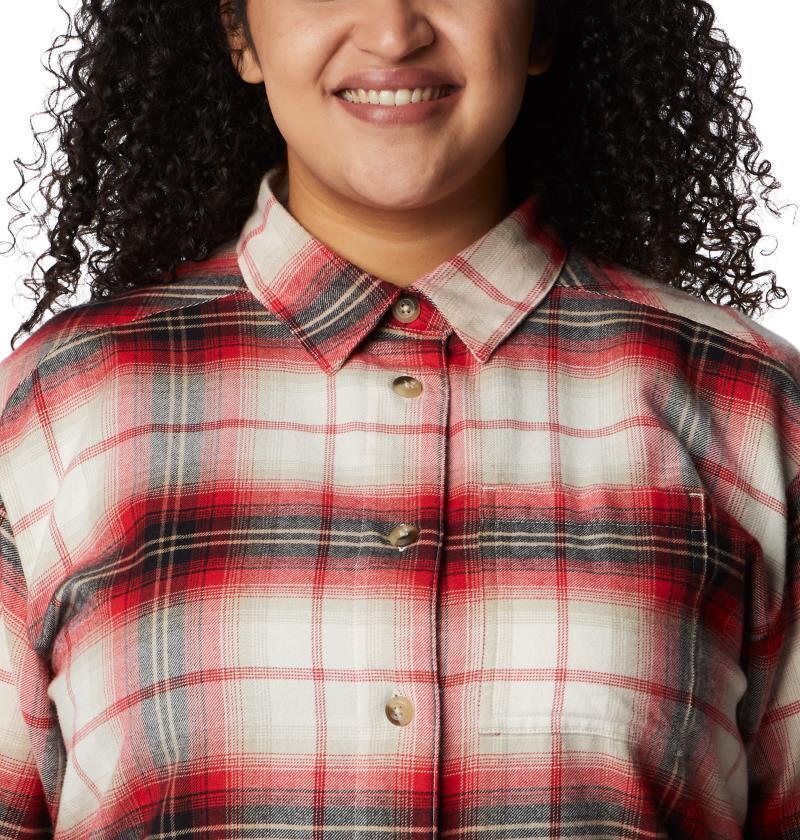 Holly Hideaway Flannel Shirt - Plus - Womens - Chalk Multi Tartan 5
