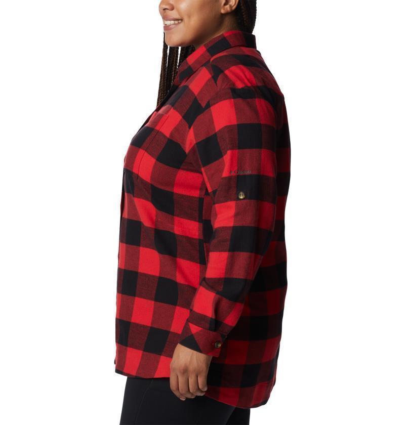 Holly Hideaway Flannel Shirt - Plus - Womens - Red Lily Buffalo Check 5