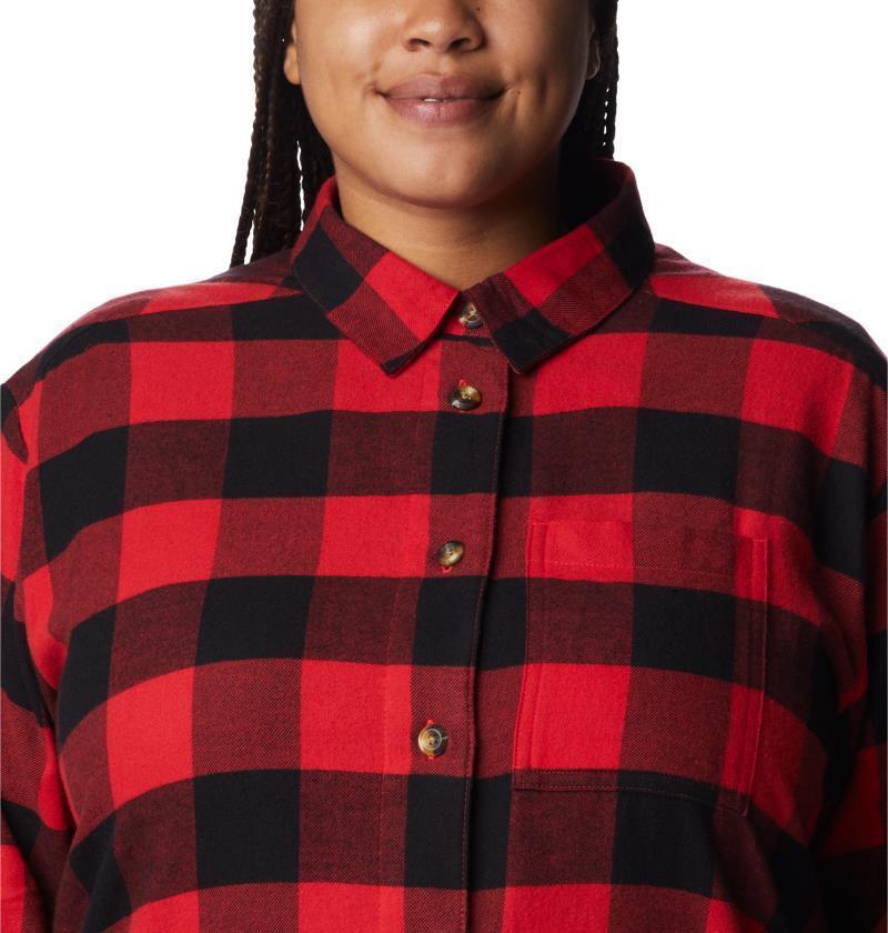 Holly Hideaway Flannel Shirt - Plus - Womens - Red Lily Buffalo Check 6