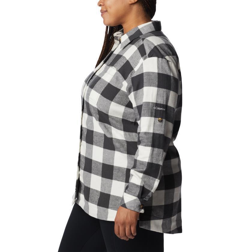 Holly Hideaway Flannel Shirt - Plus - Womens - Shark Buffalo Check 5