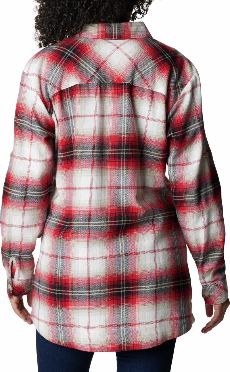 Holly Hideaway Flannel Shirt - Womens - Chalk Ombre Tartan 2
