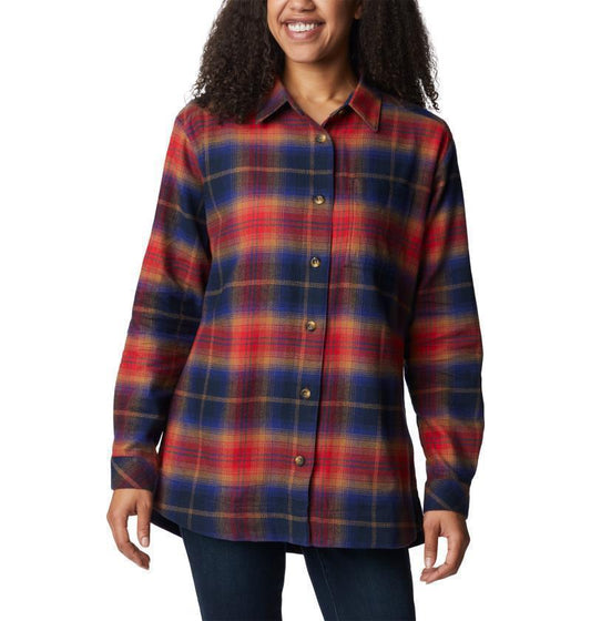 Holly Hideaway Flannel Shirt - Womens - Nocturnal Multi Tartan 1