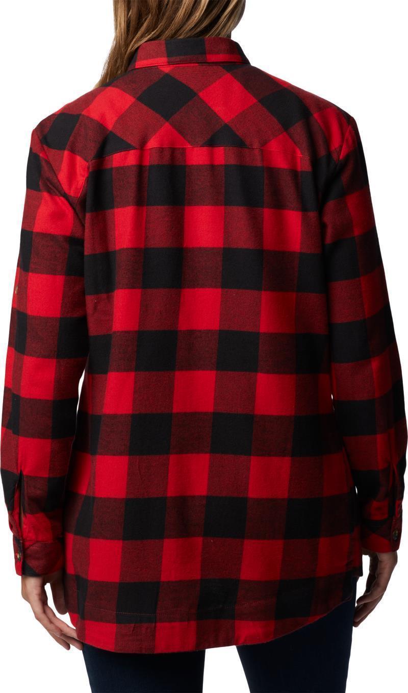 Holly Hideaway Flannel Shirt - Womens - Red Lily Buffalo Check 2
