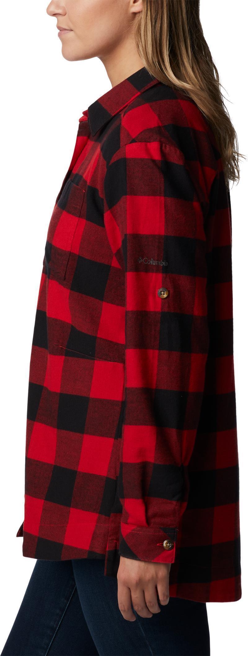 Holly Hideaway Flannel Shirt - Womens - Red Lily Buffalo Check 4