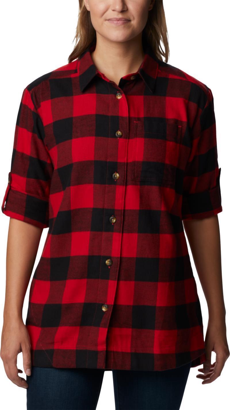 Holly Hideaway Flannel Shirt - Womens - Red Lily Buffalo Check 5