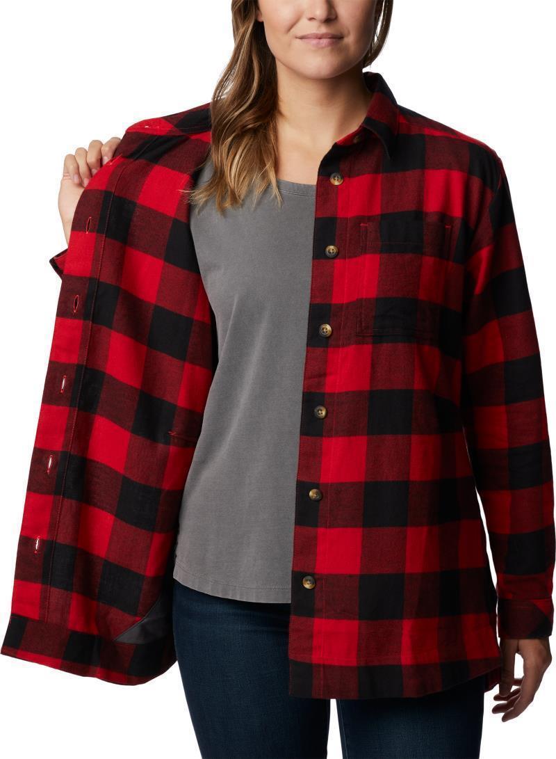 Holly Hideaway Flannel Shirt - Womens - Red Lily Buffalo Check 6