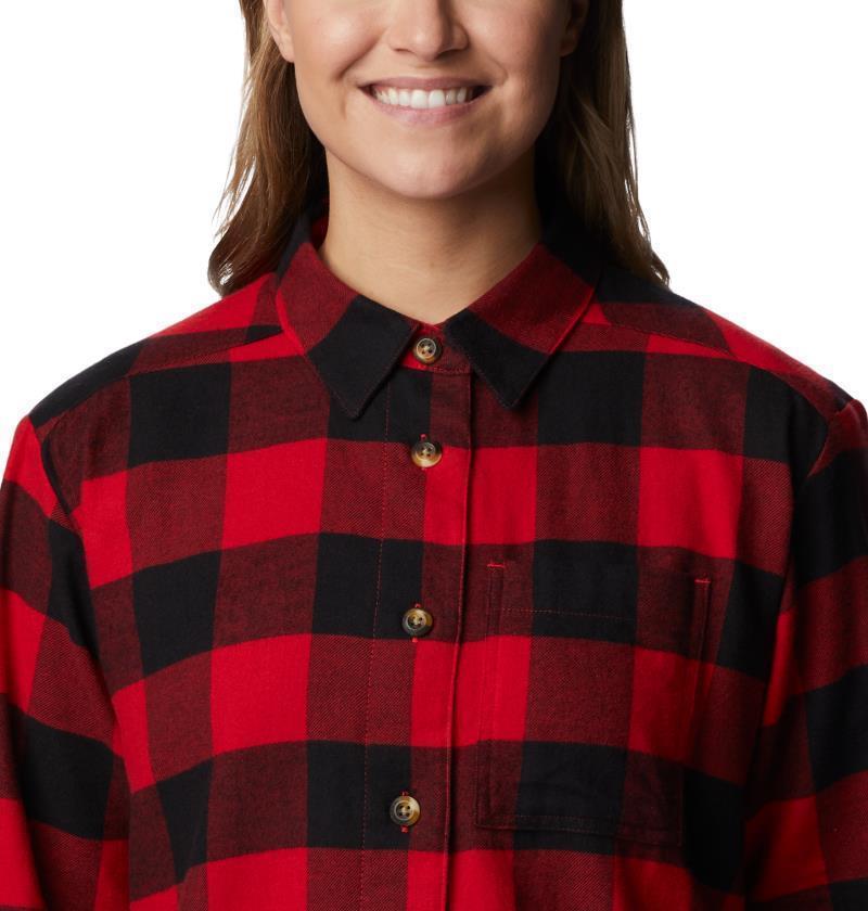 Holly Hideaway Flannel Shirt - Womens - Red Lily Buffalo Check 7