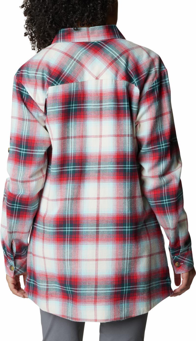 Holly Hideaway Flannel Shirt - Womens - Red Lily Ombre Tartan 2