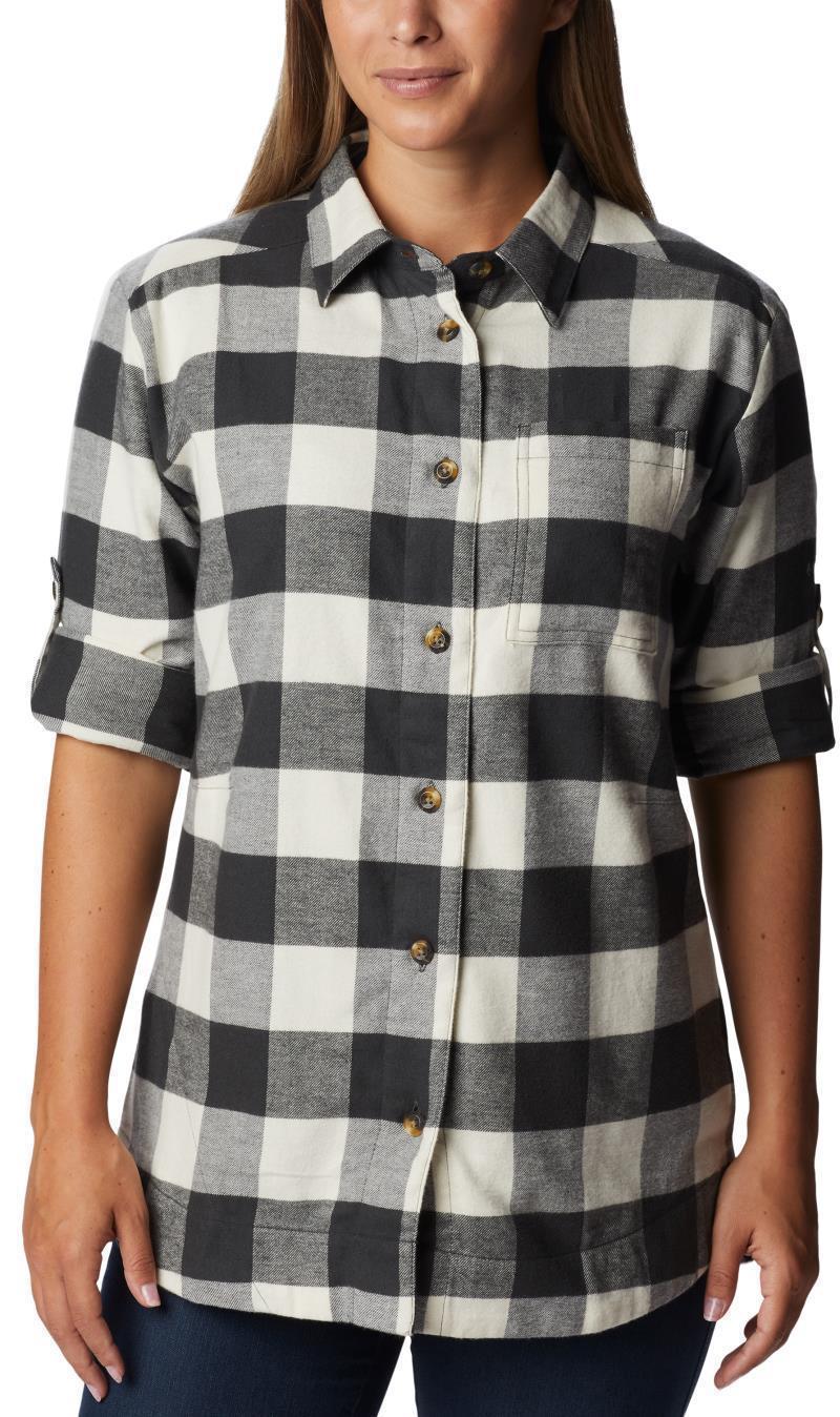 Holly Hideaway Flannel Shirt - Womens - Shark Buffalo Check 3