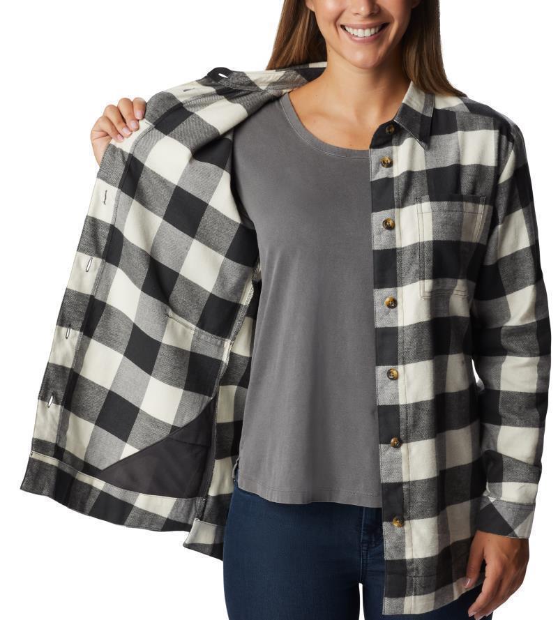Holly Hideaway Flannel Shirt - Womens - Shark Buffalo Check 5