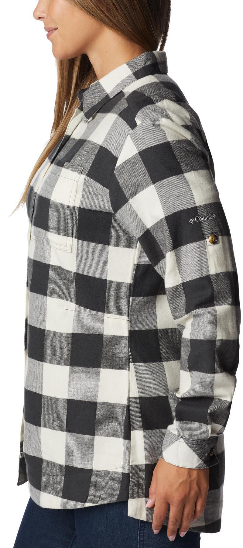 Holly Hideaway Flannel Shirt - Womens - Shark Buffalo Check 6