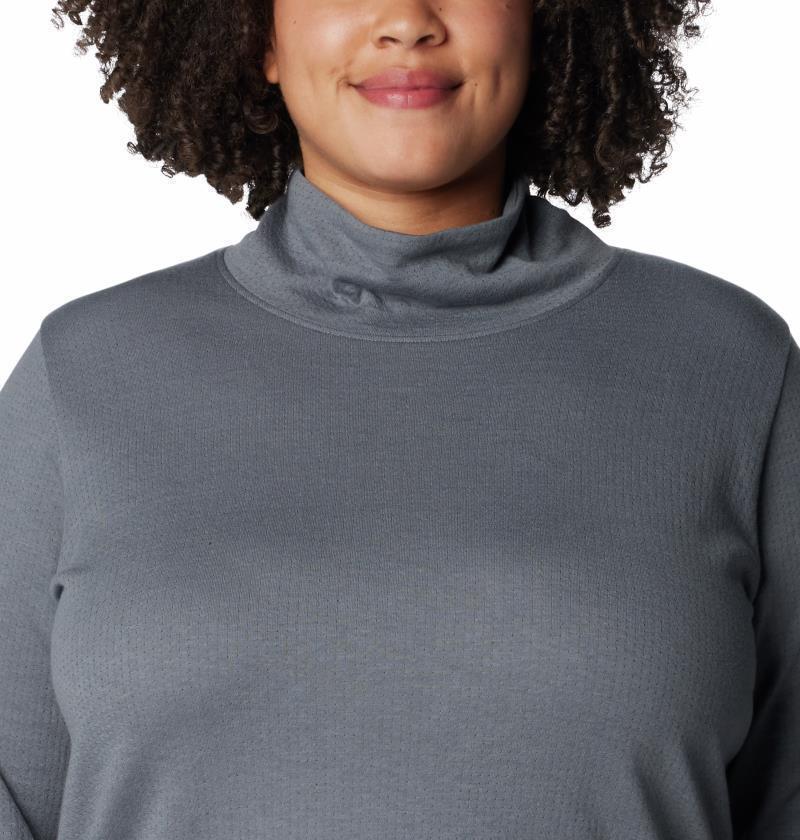 Holly Hideaway Funnel Neck LS - Plus - Womens - Black 4