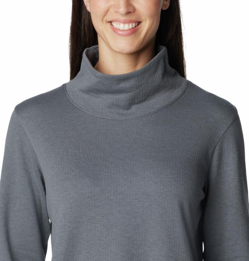 Holly Hideaway Funnel Neck LS - Womens - Black 4