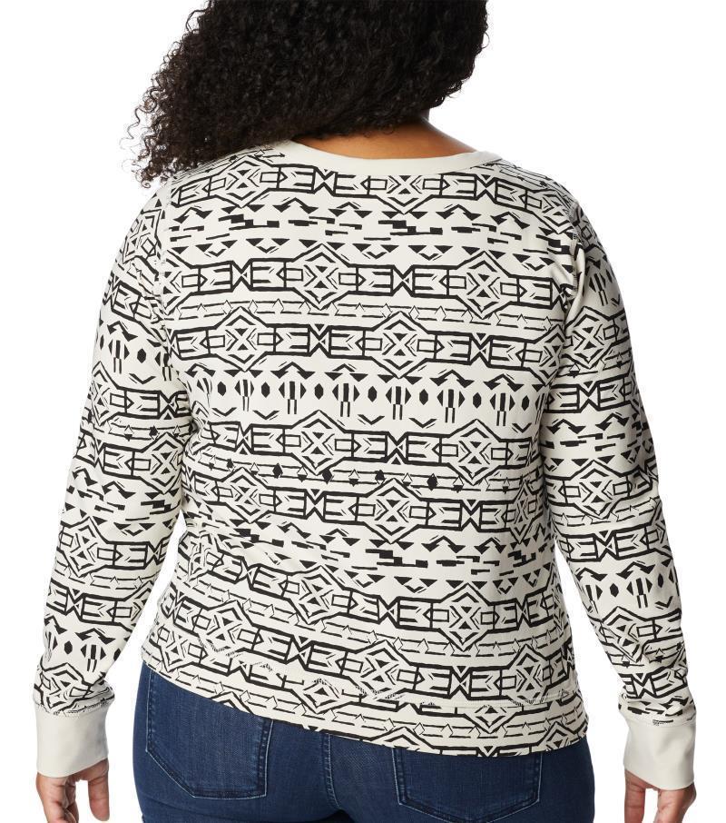 Holly Hideaway LS Top - Plus - Womens - Chalk 80s Stripe 4