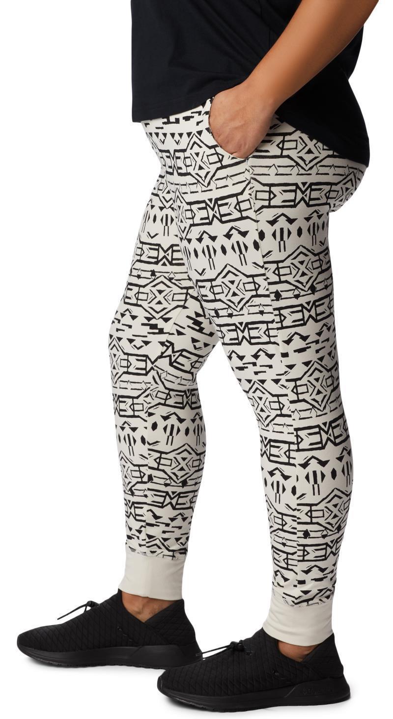 Holly Hideaway Leggings - Plus - Womens - Chalk 80s Stripe 3