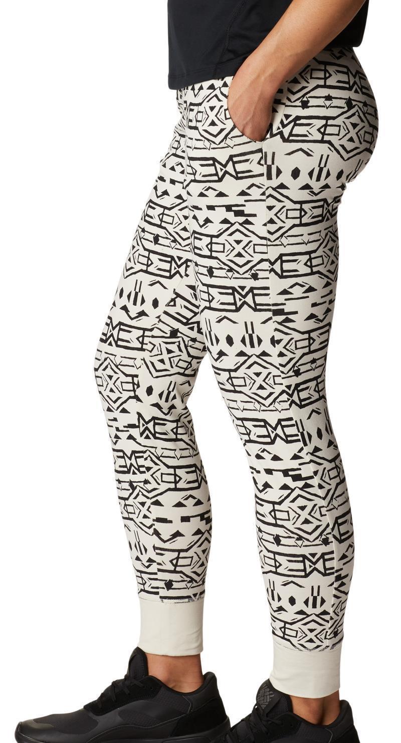 Holly Hideaway Leggings - Womens - Chalk 80s Stripe 3