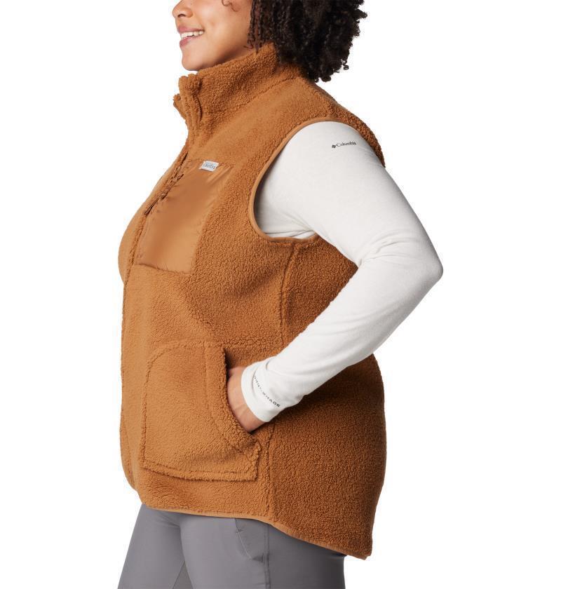 Holly Hideaway Vest - Plus - Womens - Camel Brown 3