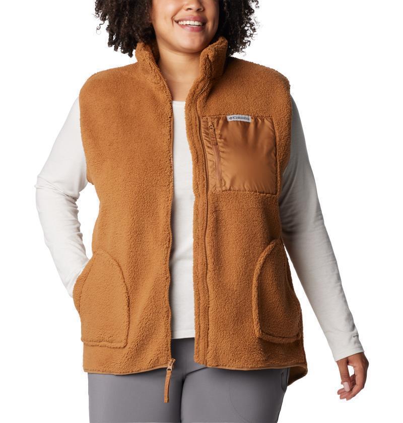 Holly Hideaway Vest - Plus - Womens - Camel Brown 4