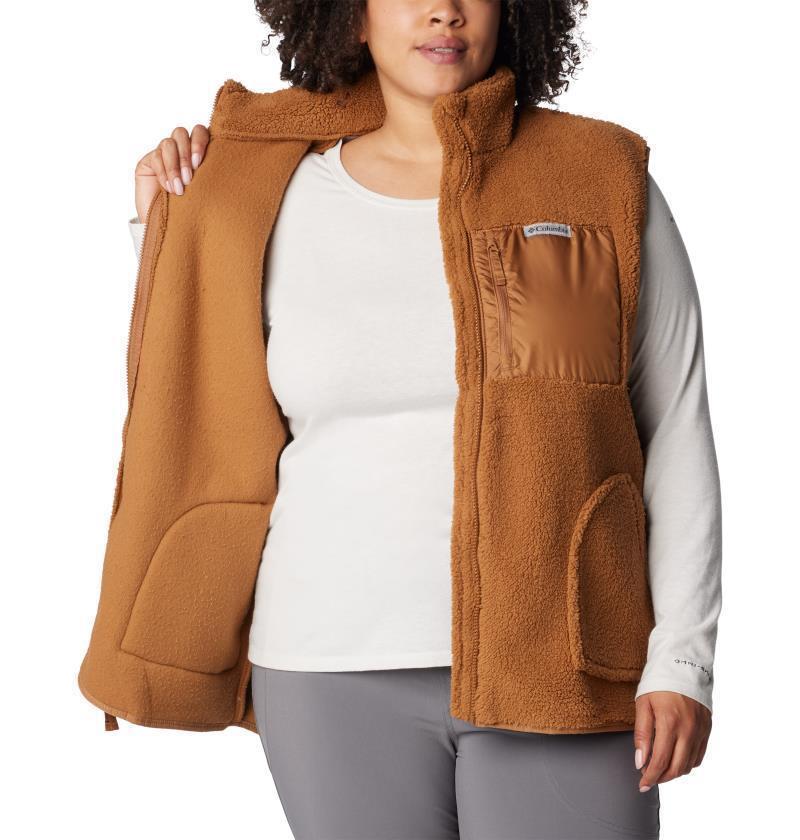 Holly Hideaway Vest - Plus - Womens - Camel Brown 5