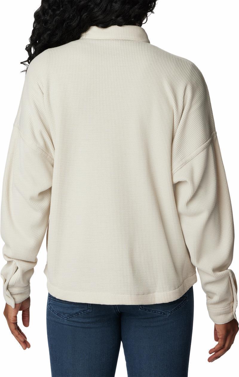 Holly Hideaway Waffle Shirt Jacket - Womens - Dark Stone 2
