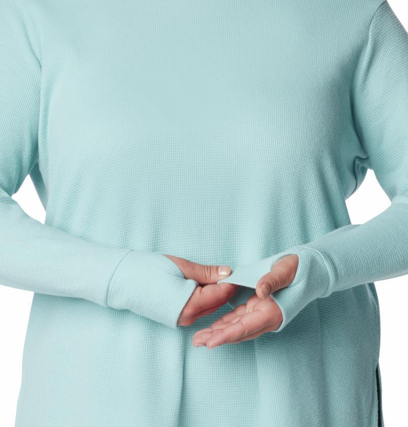 Holly Hideaway Waffle Tunic - Plus - Womens - Aqua Haze 3