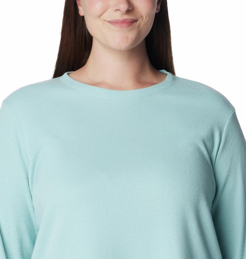 Holly Hideaway Waffle Tunic - Plus - Womens - Aqua Haze 4