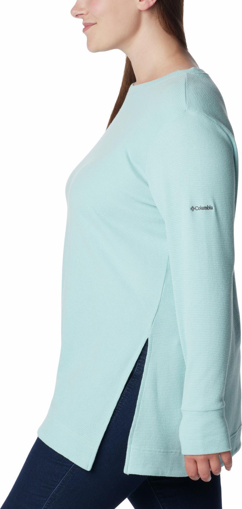 Holly Hideaway Waffle Tunic - Plus - Womens - Aqua Haze 5
