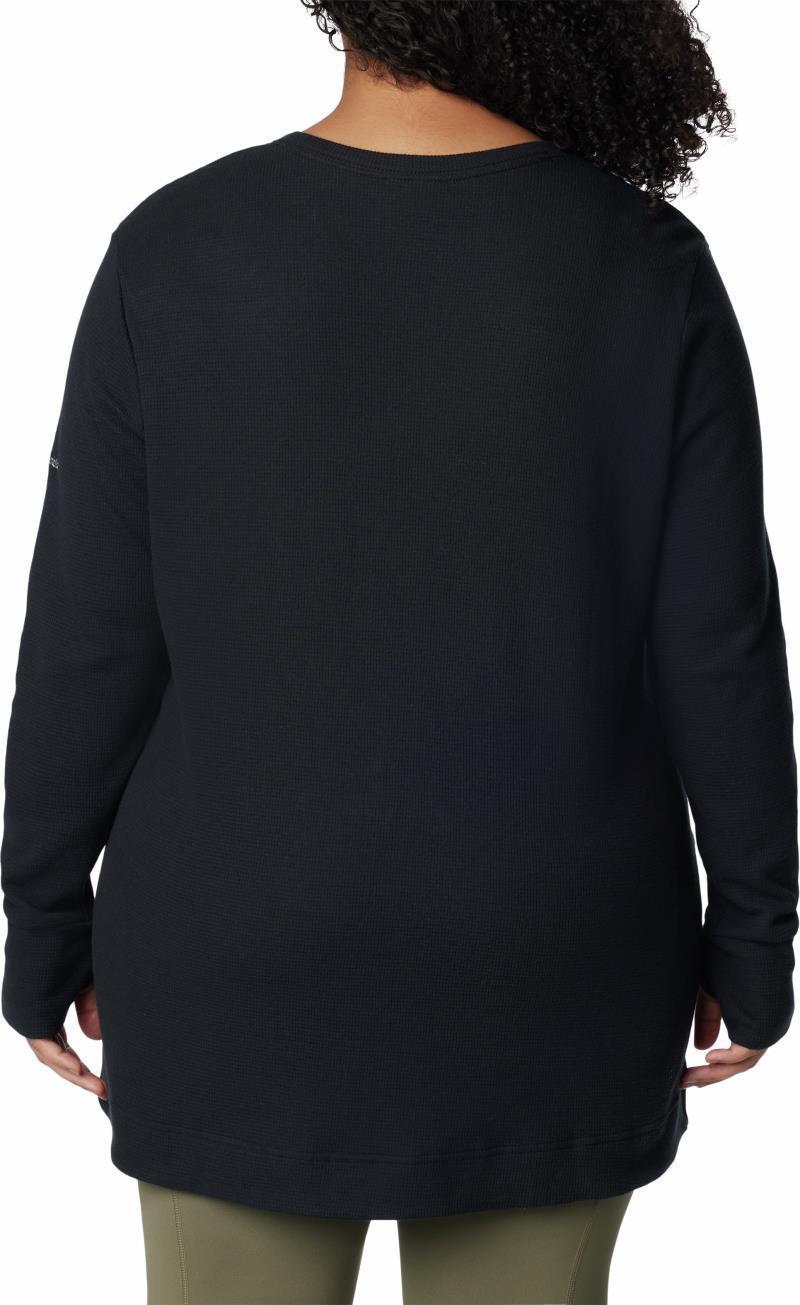 Holly Hideaway Waffle Tunic - Plus - Womens - Black 2