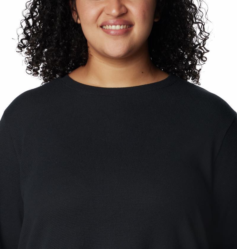 Holly Hideaway Waffle Tunic - Plus - Womens - Black 4