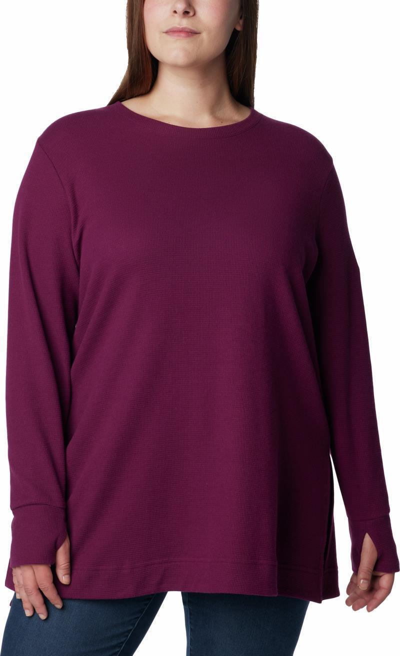 Holly Hideaway Waffle Tunic - Plus - Womens - Marionberry 1