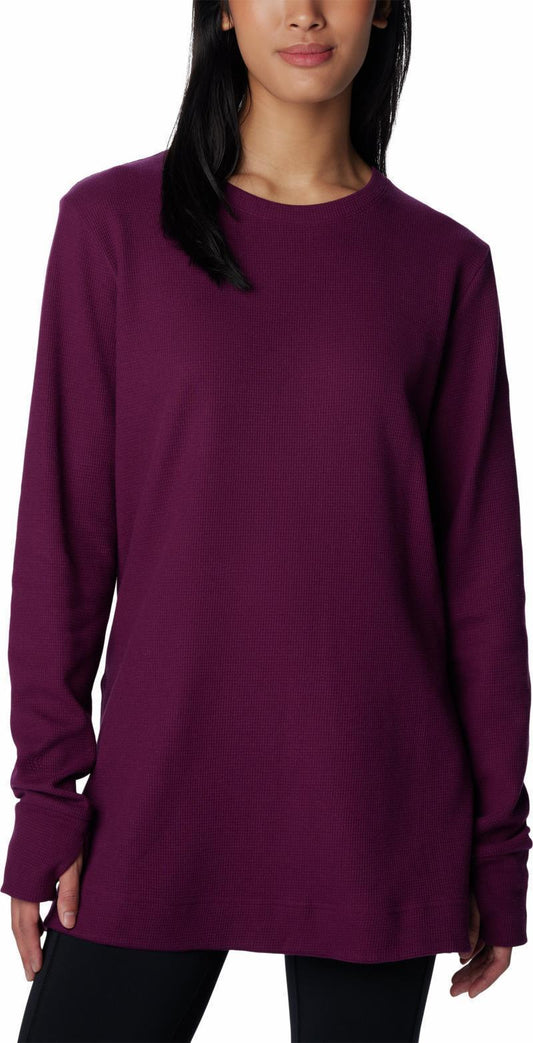 Holly Hideaway Waffle Tunic - Womens - Marionberry 1