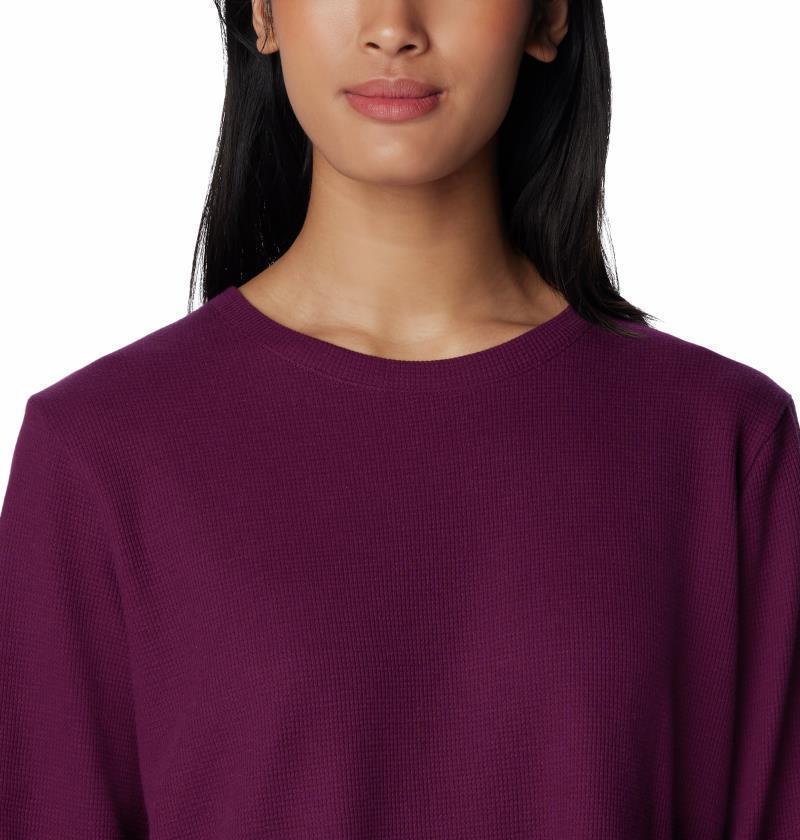 Holly Hideaway Waffle Tunic - Womens - Marionberry 4