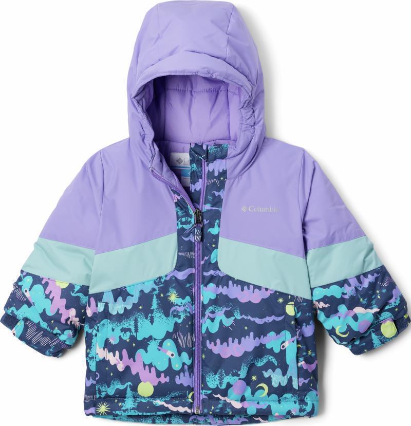 Horizon Ride II Jacket - Toddler Girls - Nocturnal Hypergalactic / Paisley Purple 1