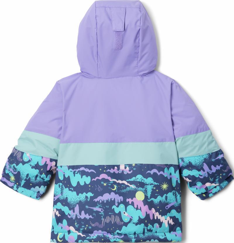 Horizon Ride II Jacket - Toddler Girls - Nocturnal Hypergalactic / Paisley Purple 2