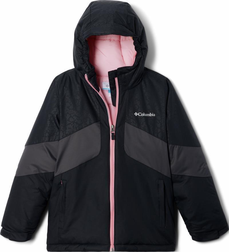 Horizon Ride II Jacket - Youth Girls - Black / Black Posies Embossed / Shark 1