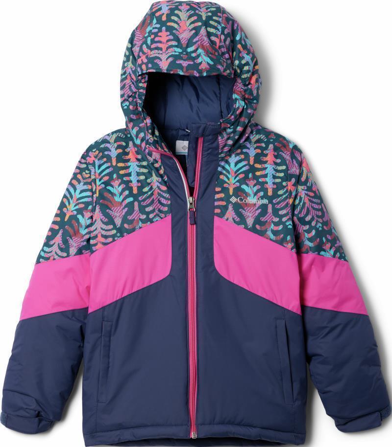 Horizon Ride II Jacket - Youth Girls - Nocturnal / Night Wave Conifers / Pink Ice 1