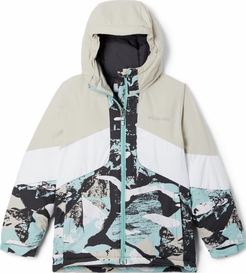 Horizon Ride II Jacket - Youth Girls - Shark Geoglacial / Dark Stone / White 1