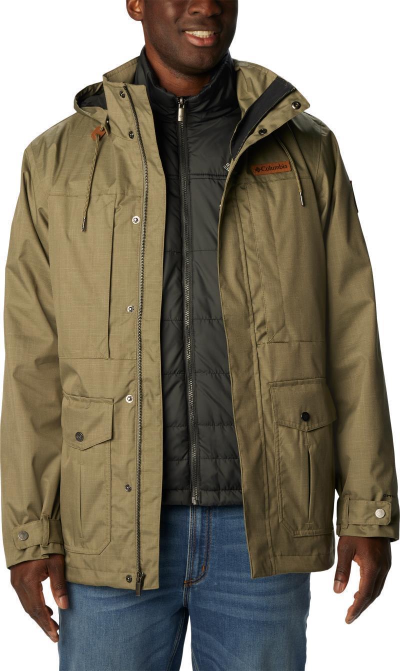 Horizons Pine Interchange Jacket - Mens - Stone Green 4