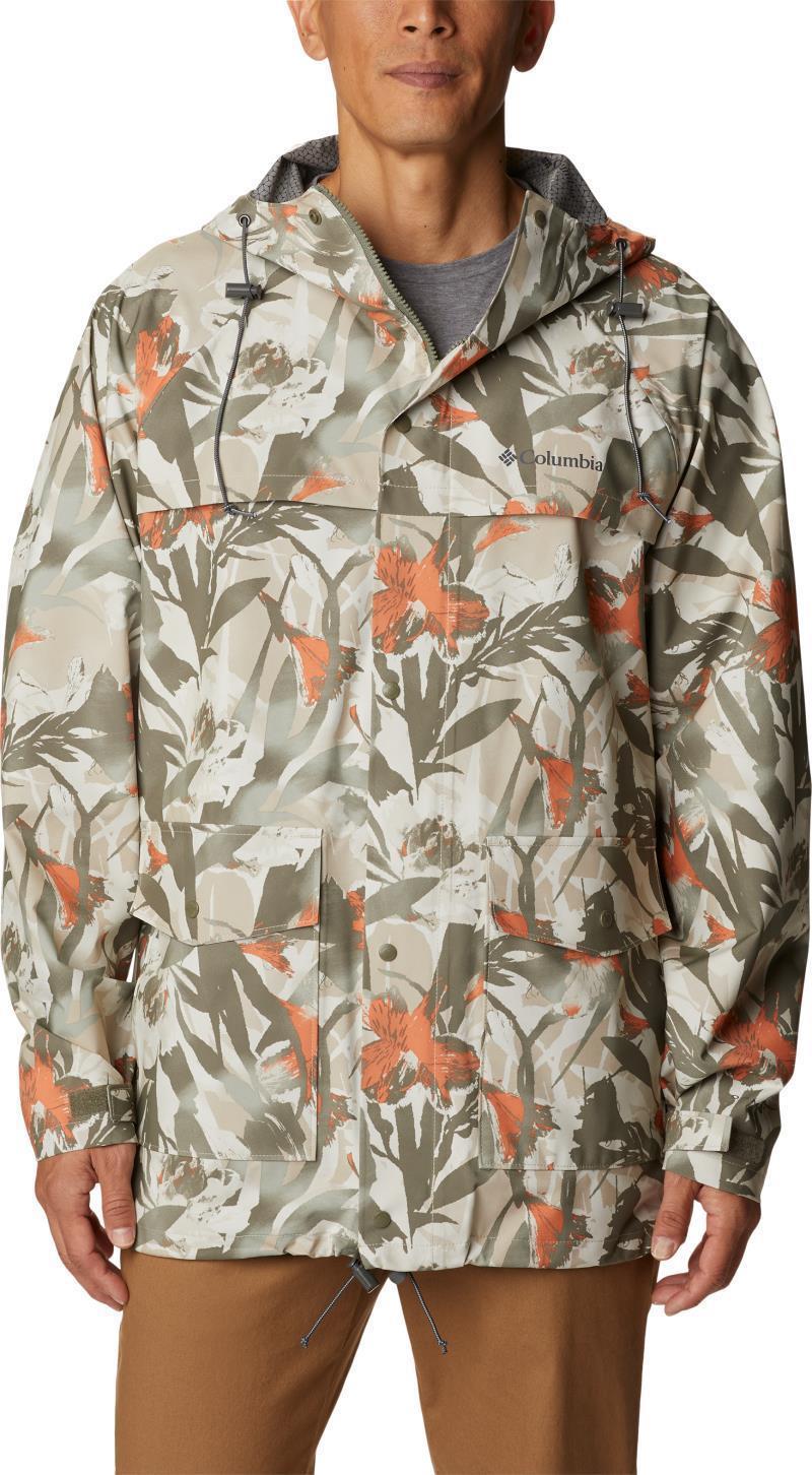 Ibex II Shell - Mens - Ancient Fossil Floriculture Print 1