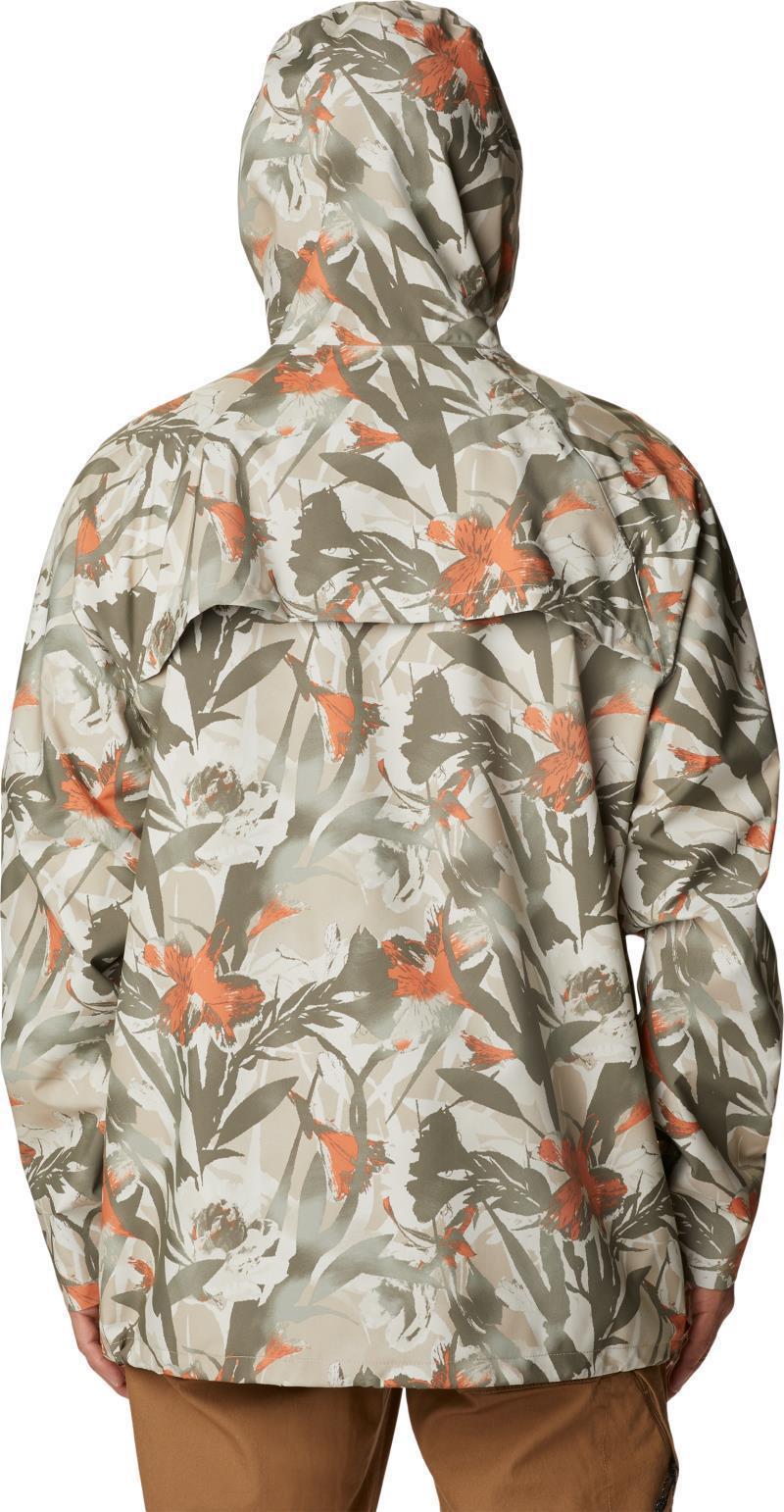 Ibex II Shell - Mens - Ancient Fossil Floriculture Print 2