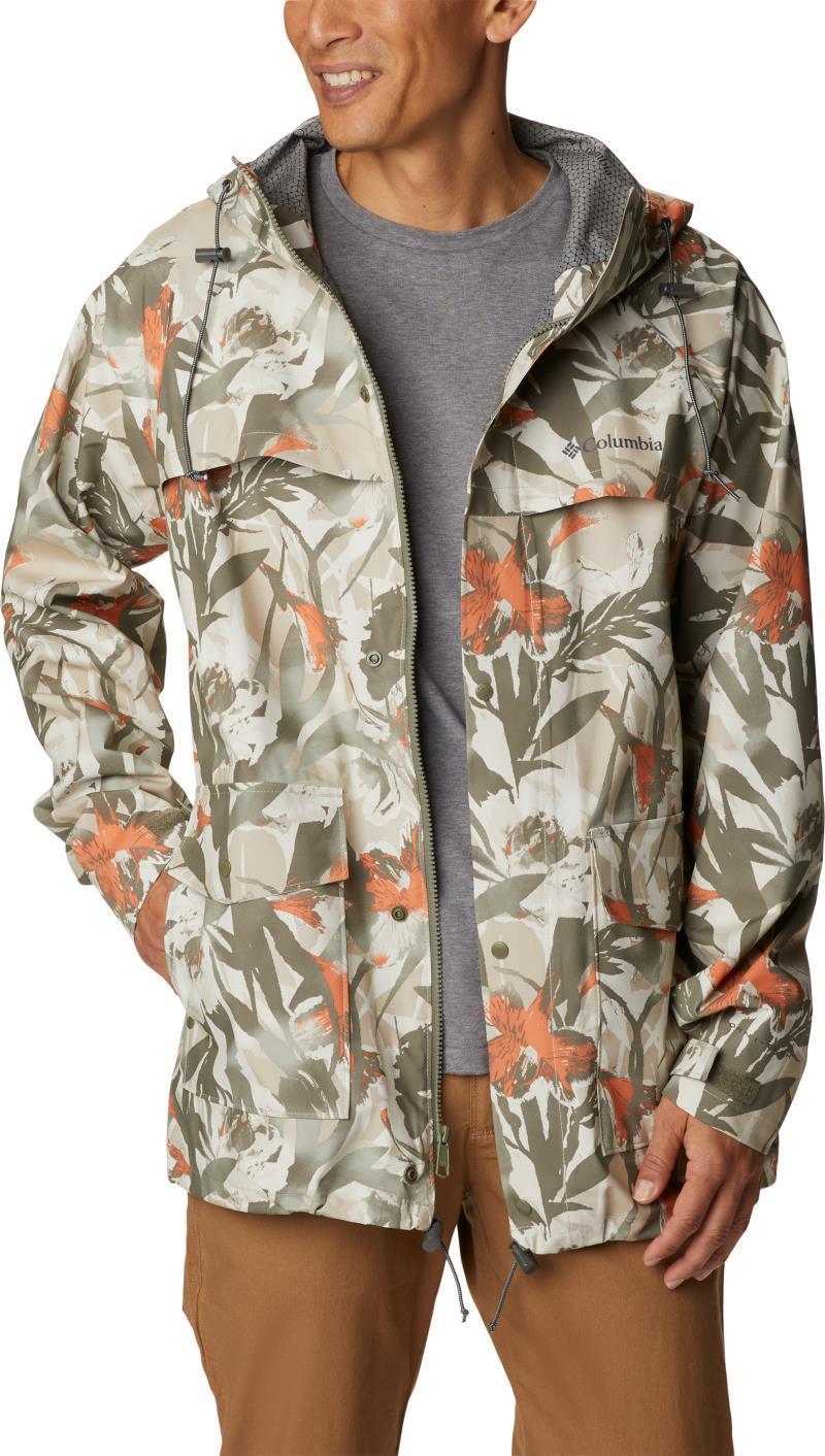 Ibex II Shell - Mens - Ancient Fossil Floriculture Print 3