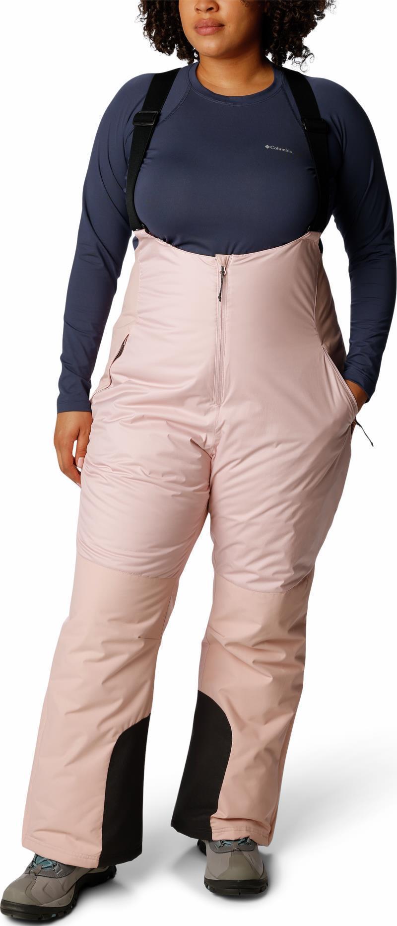 Iceventure Bibs, Reg - Plus - Womens - Dusty Pink 1