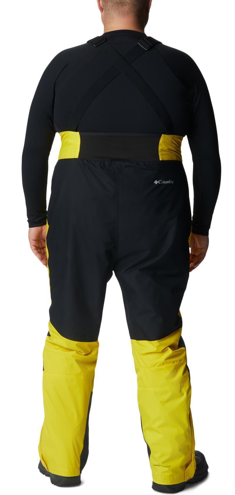 Iceventure Bibs, Short - Big - Mens - Laser Lemon / Black 2