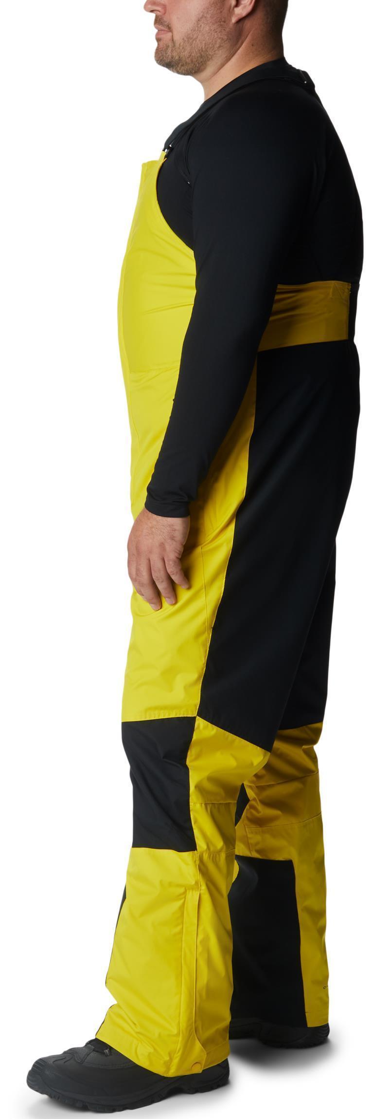 Iceventure Bibs, Short - Big - Mens - Laser Lemon / Black 3