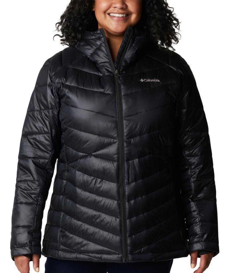Joy Peak Hooded Jacket - Plus - Womens - Black 1
