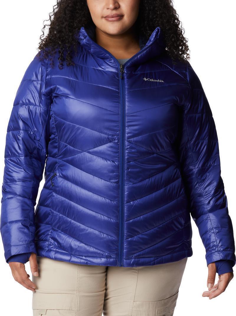 Joy Peak Hooded Jacket - Plus - Womens - Dark Sapphire 1